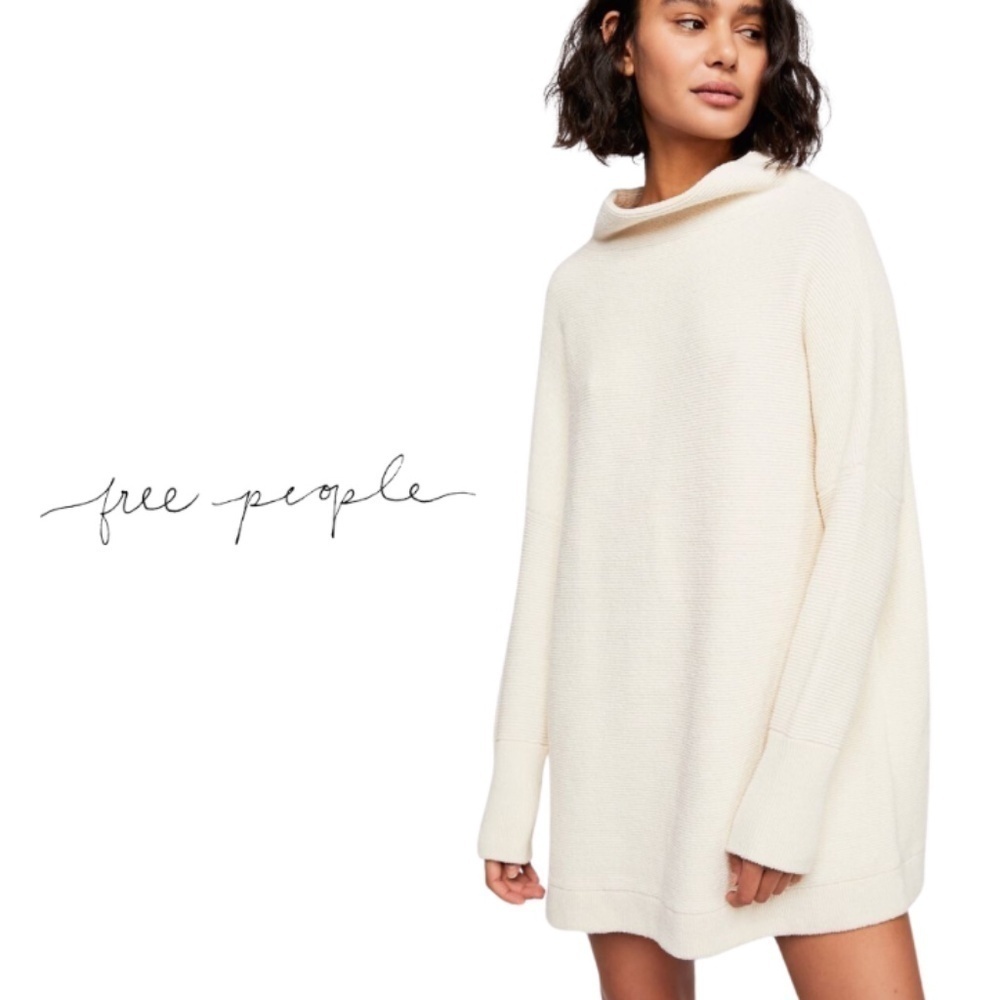 Free People Ottoman Slouchy Tunic - Ecru White - Size Small
